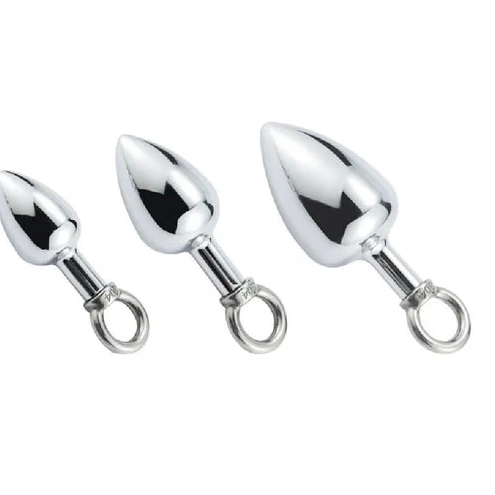 Steel Stainless DiscreetChoice Set Hook Cock Anal Ring 4663 with 0313